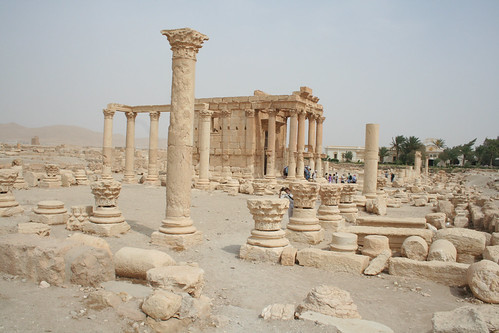 Palmyra - S. courtyard of Temple of Baal-Shamin