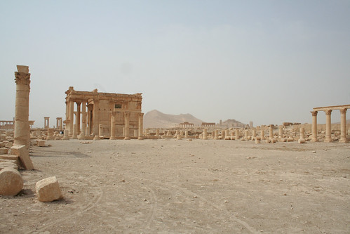 Palmyra - Temple of Baal-Shamin from north