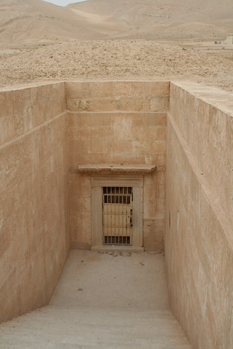Palmyra - underground Tomb of the Brothers entrance ramp