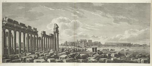 Colonnade Street with Temple of Bel in background