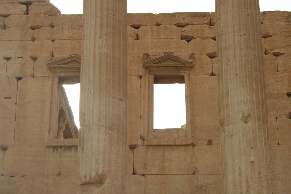 Palmyra - Temple of Bel cella windows east side