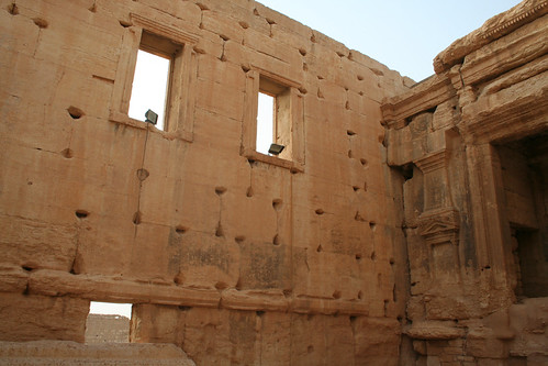 Palmyra - Temple of Bel cella west wall interior