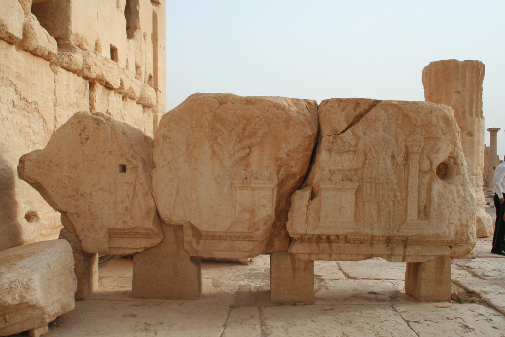 Palmyra - Temple of Bel - reliefs of offerings