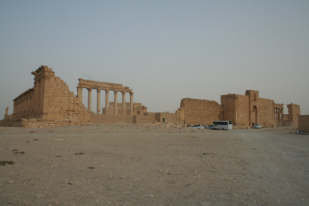 Palmyra - Temple of Bel from west
