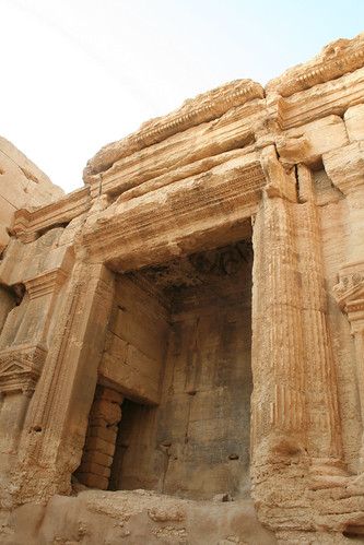 Palmyra - Temple of Bel cella north adyton door