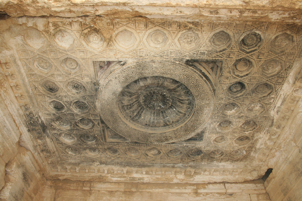Palmyra - Temple of Bel cella south adyton ceiling