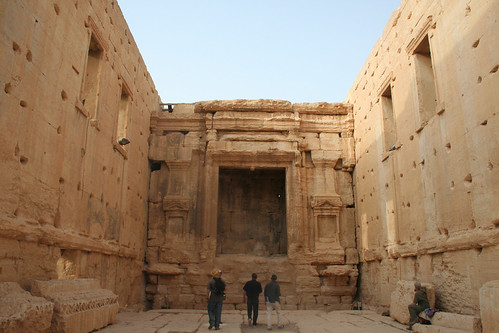 Palmyra - Temple of Bel - cella north adyton facade