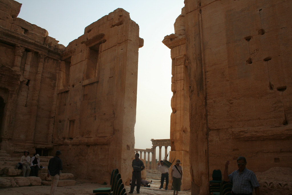 Palmyra - Temple of Bel - cella door from interior
