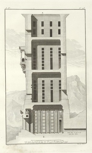 Tower tomb of Kitot, cross section