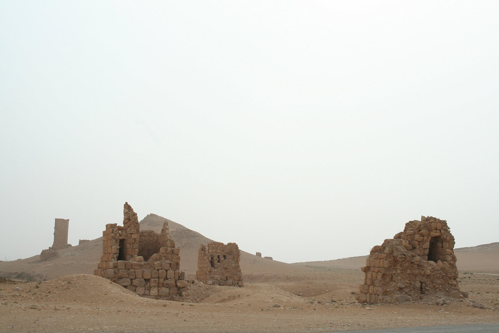 Palmyra - tower tomb remains