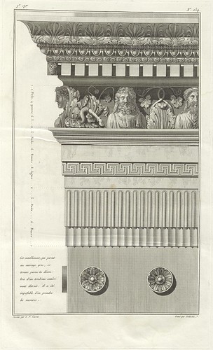 Tower tomb, architectural detail
